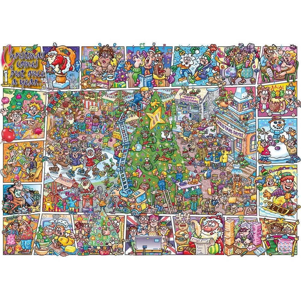 Gibsons Jokesaws Crackers For Christmas Jeu De Puzzle 1000 Pièce(s)
