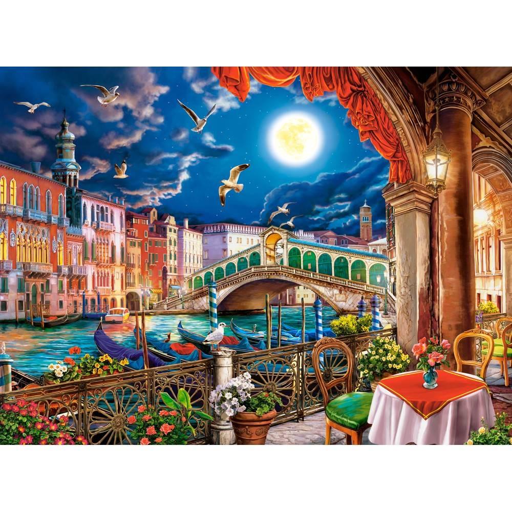 Castorland Puzzle Romantic Night In Venice - Puzzle 2000 Pièces
