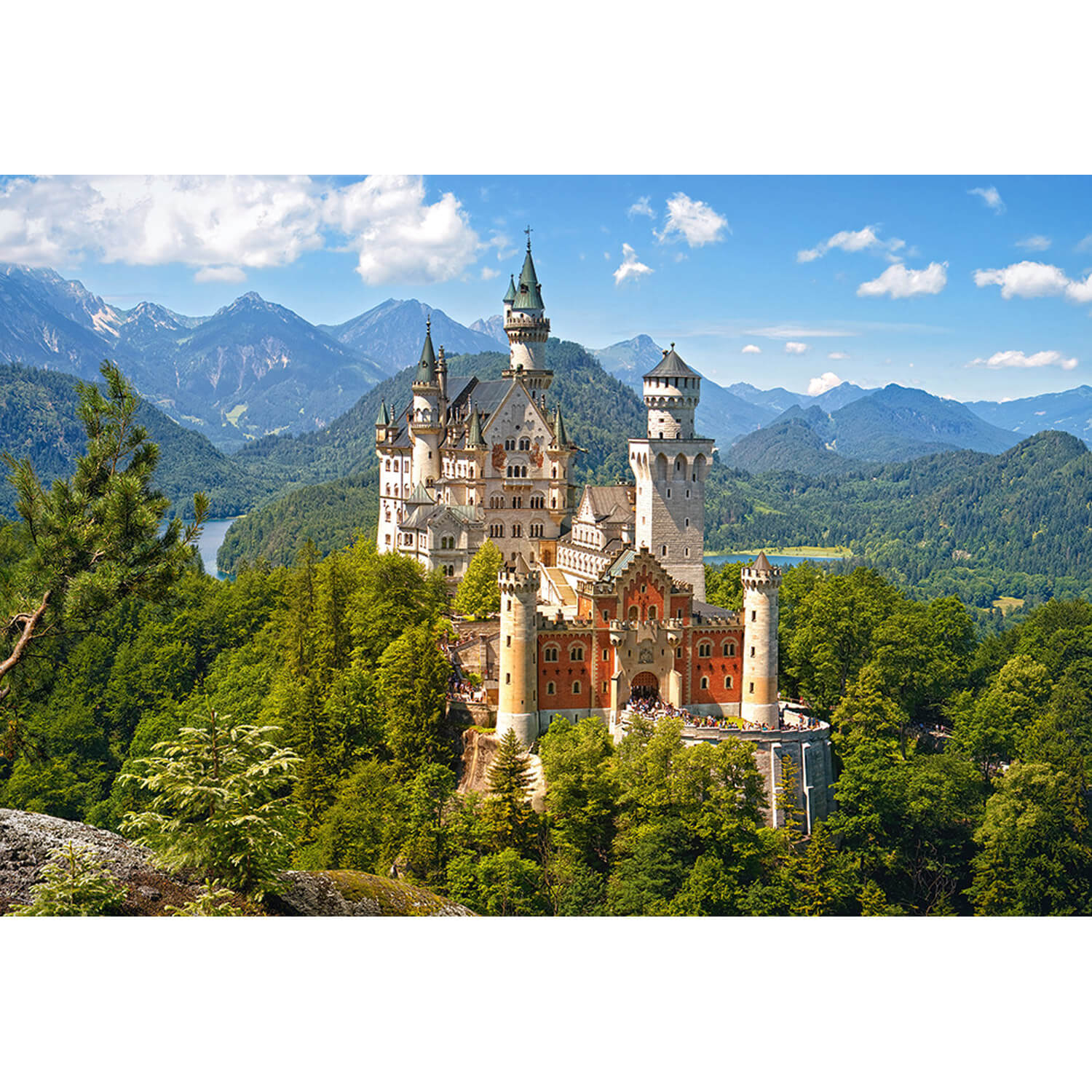 Castorland View Of The Neuschwanstein Castle, Germany 500 Pcs Jeu De Puzzle 500 Pièce(s) Paysage