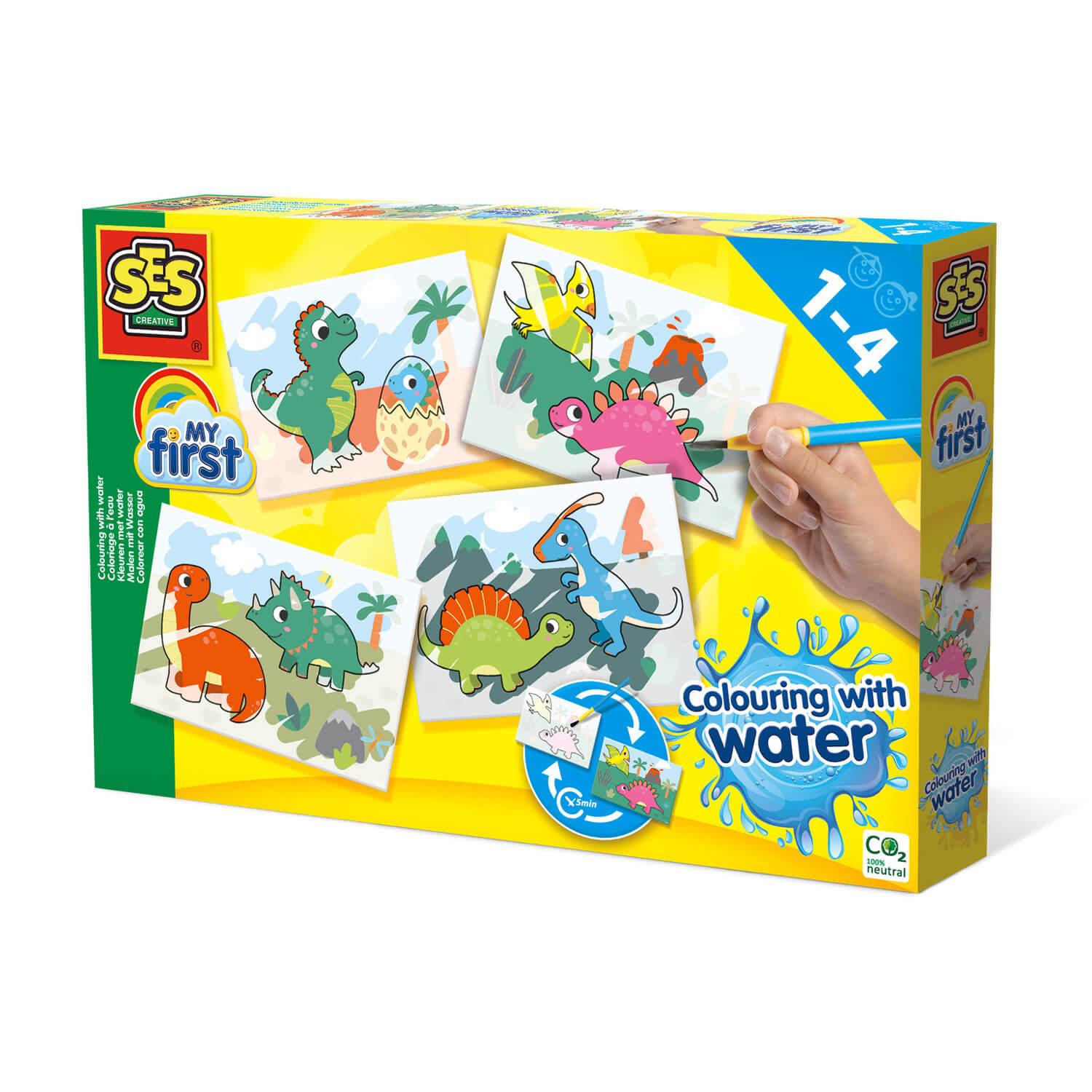 Ses Creative My First Coloriage À L'eau - Dinos