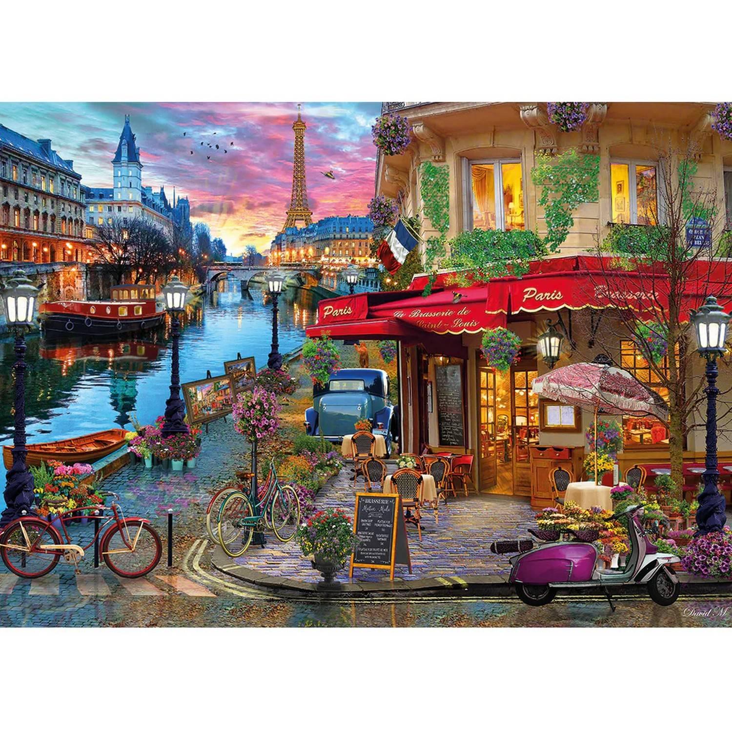 Puzzle Gibsons Sunset On The Seine 1000 Pièces Multicolor Autres