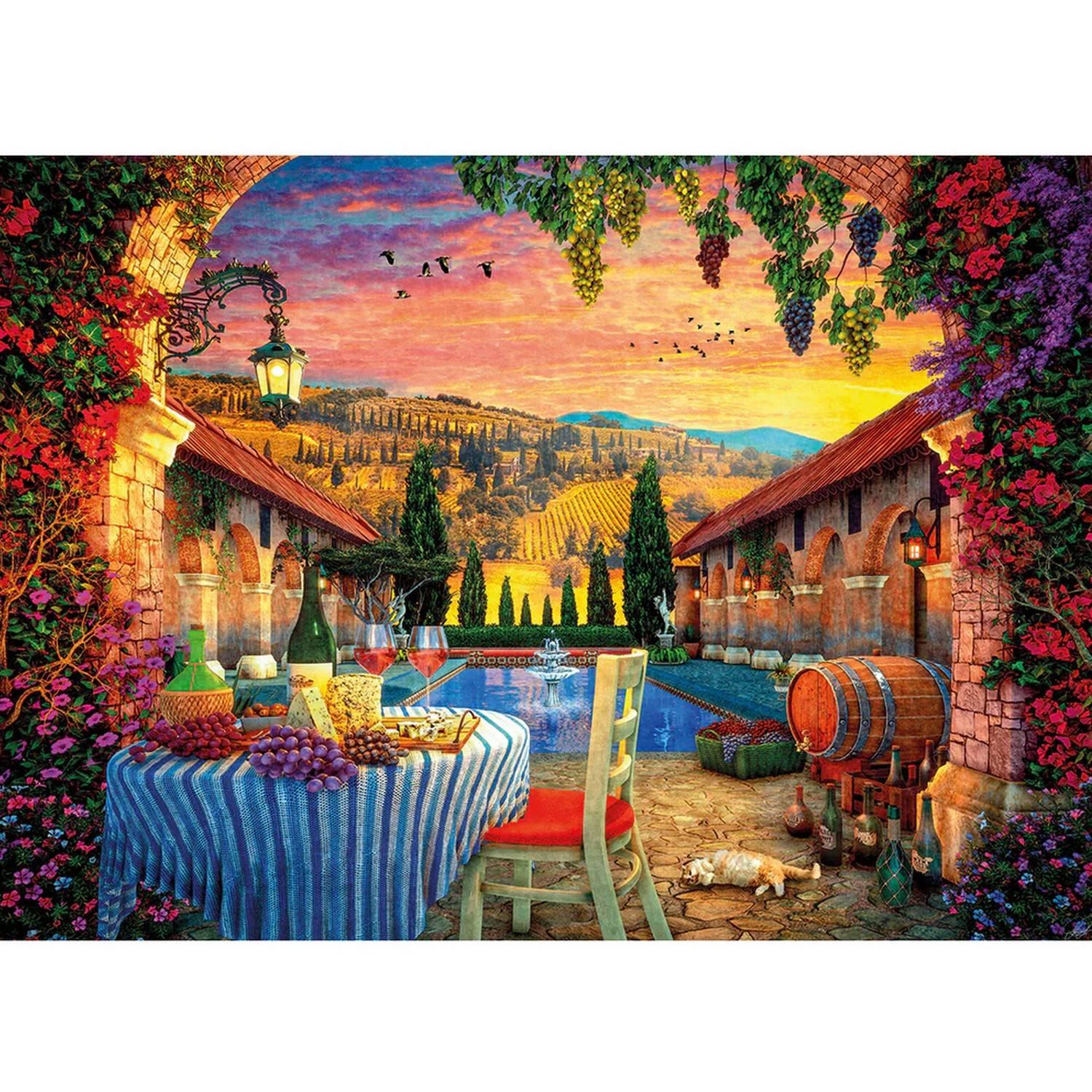 Gibsons Tuscany Sunset Jeu De Puzzle 1000 Pièce(s)