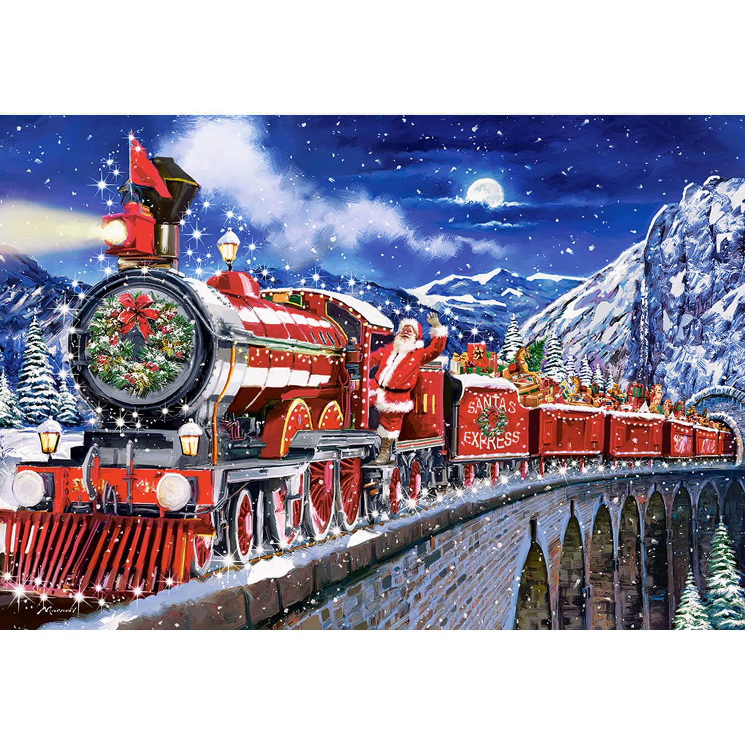Castorland Puzzle Noël Santa's Coming Soon To Town - 1000 Pièces