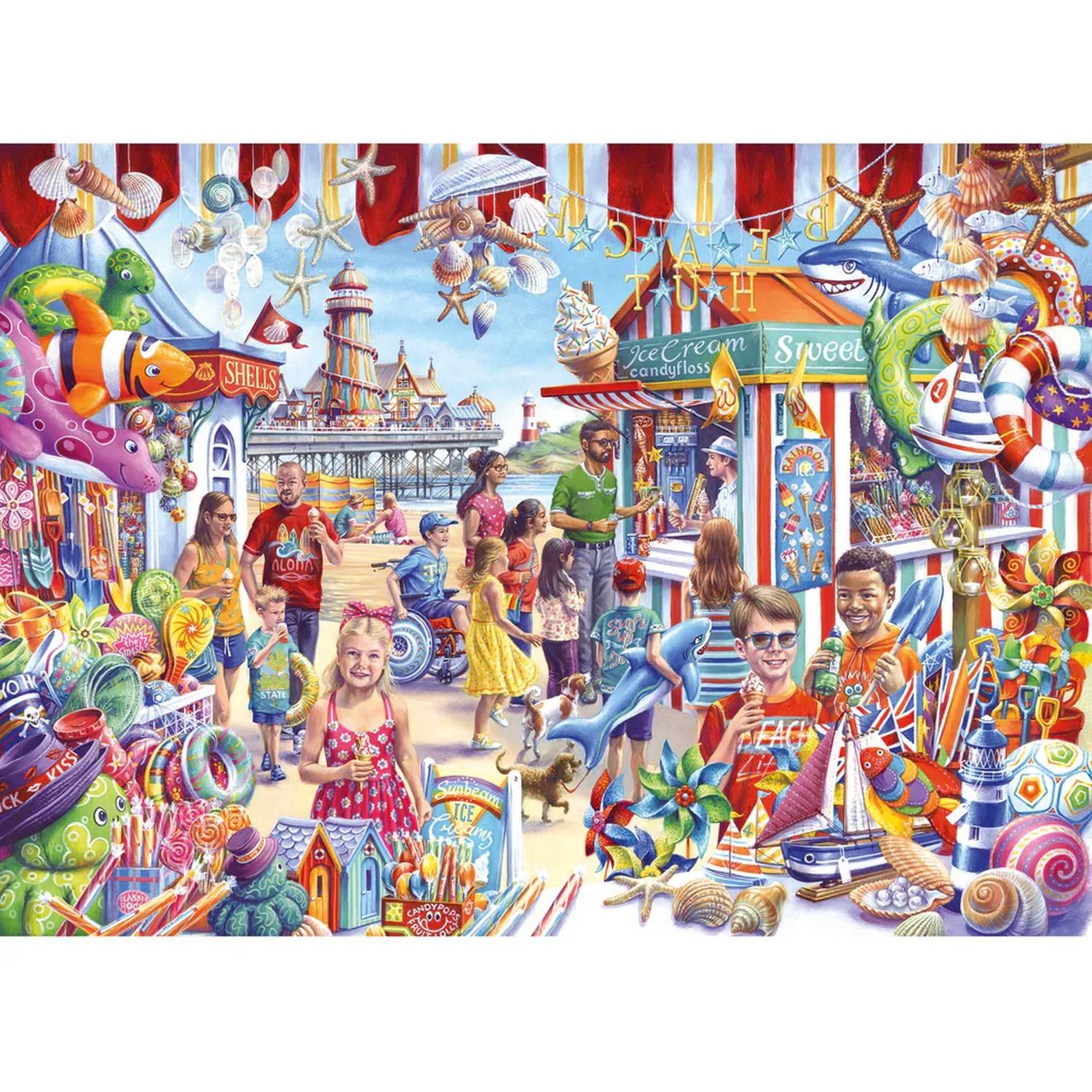 Gibsons Seaside Souvenirs Jeu De Puzzle 1000 Pièce(s)