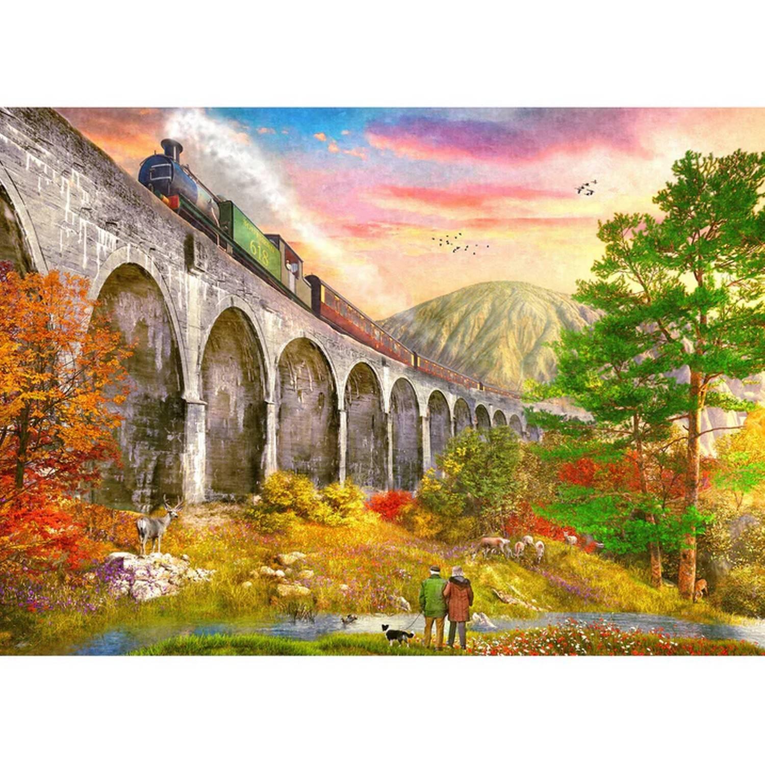 Gibsons Crossing Glenfinnan Viaduct Jeu De Puzzle 1000 Pièce(s)