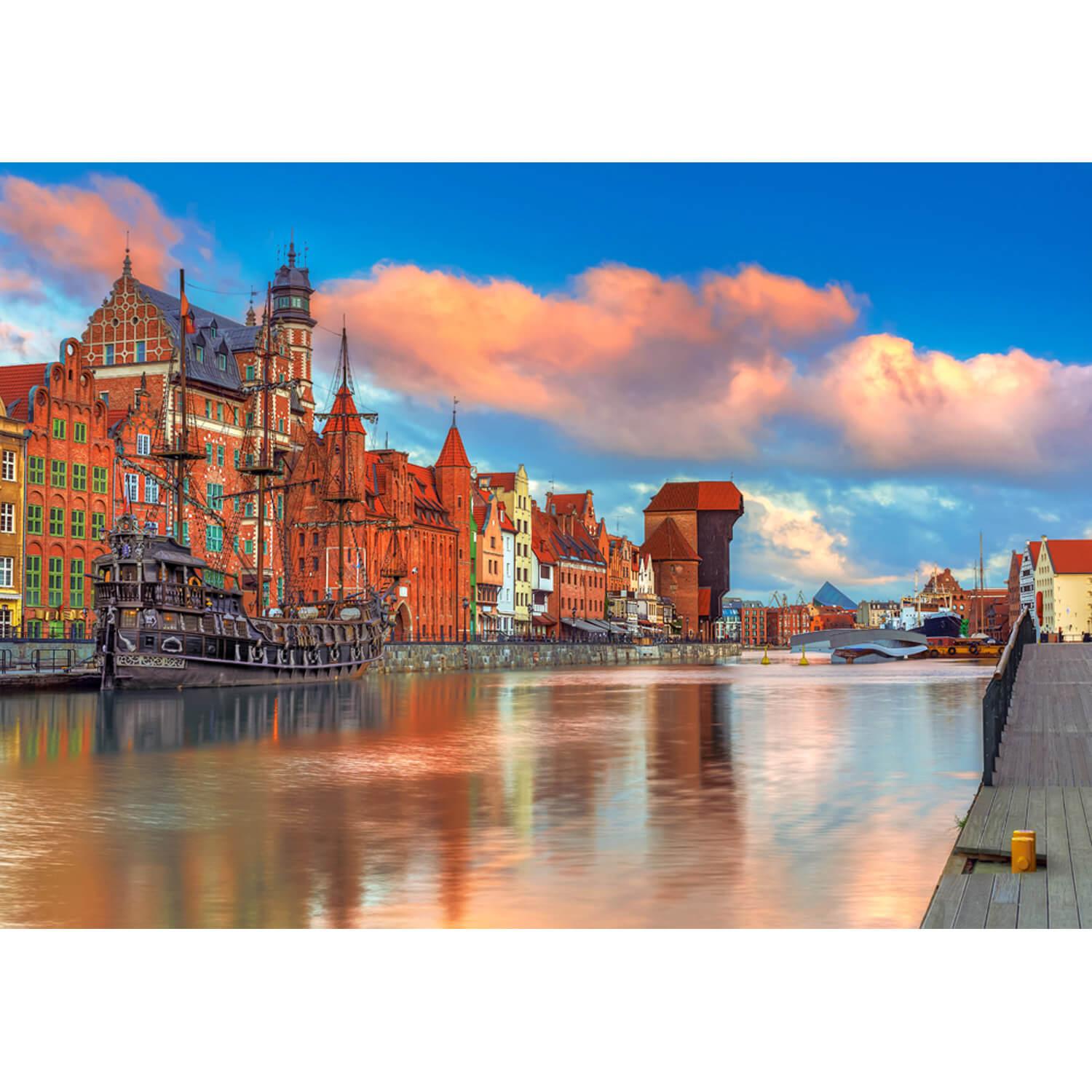Castorland Puzzle Couleurs De Gdansk - 500 Pièces Casse-tête