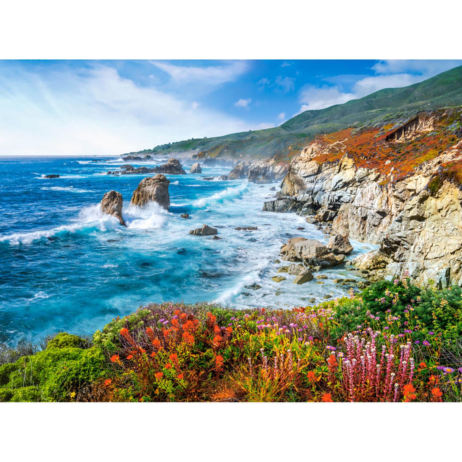 Castorland Puzzle Côte De Big Sur Californie Usa - 2000 Pièces Paysage