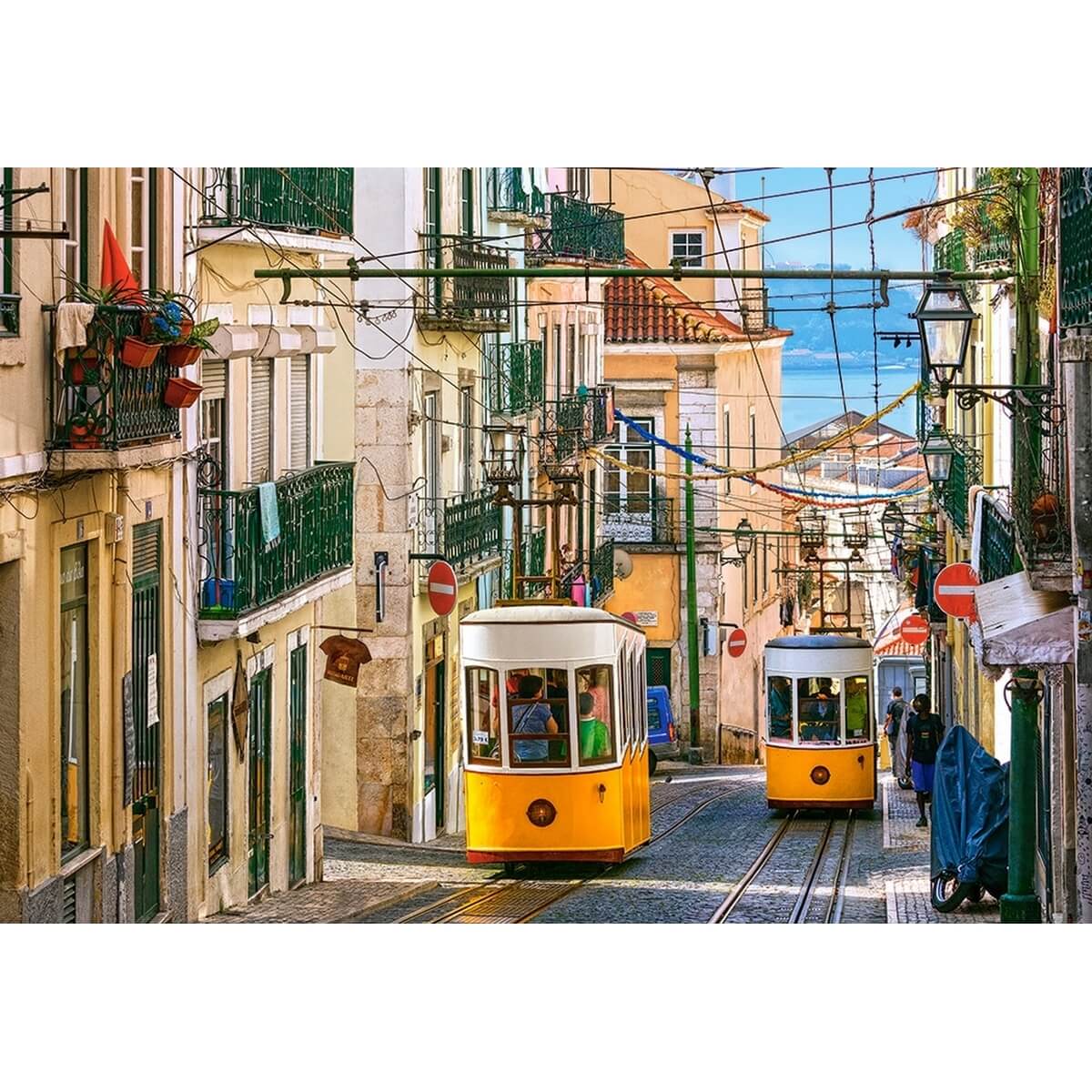 Castorland Puzzle Lisbon Trams Portugal - Puzzle 1000 Pièces