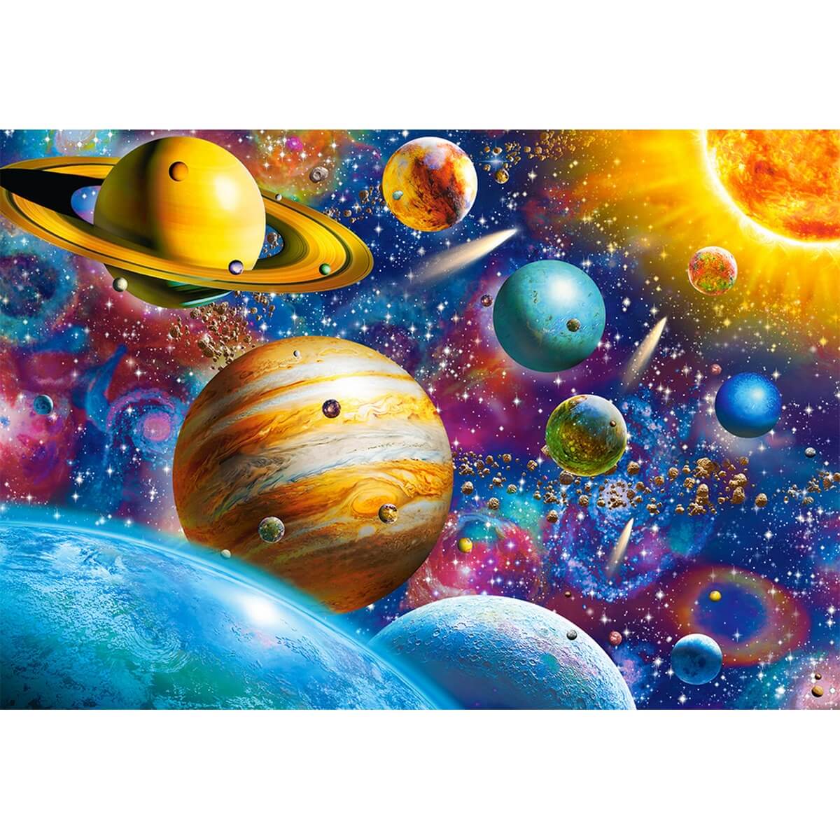 Castorland Puzzle Système Solaire Odyssey - 1000 Pièces Espace Éducatif