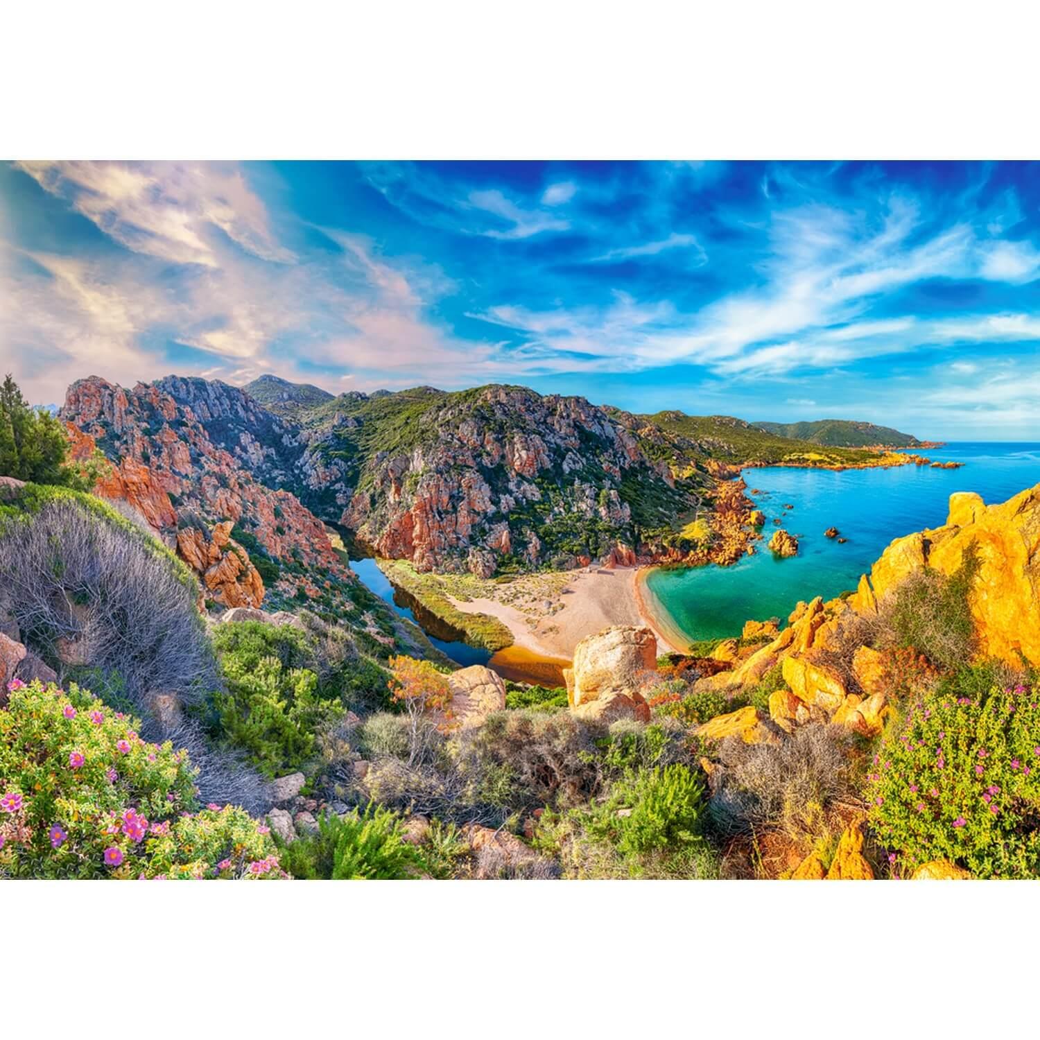 Castorland Puzzle Costa Paradiso Sardaigne Italie - Puzzle 1500 Pièces