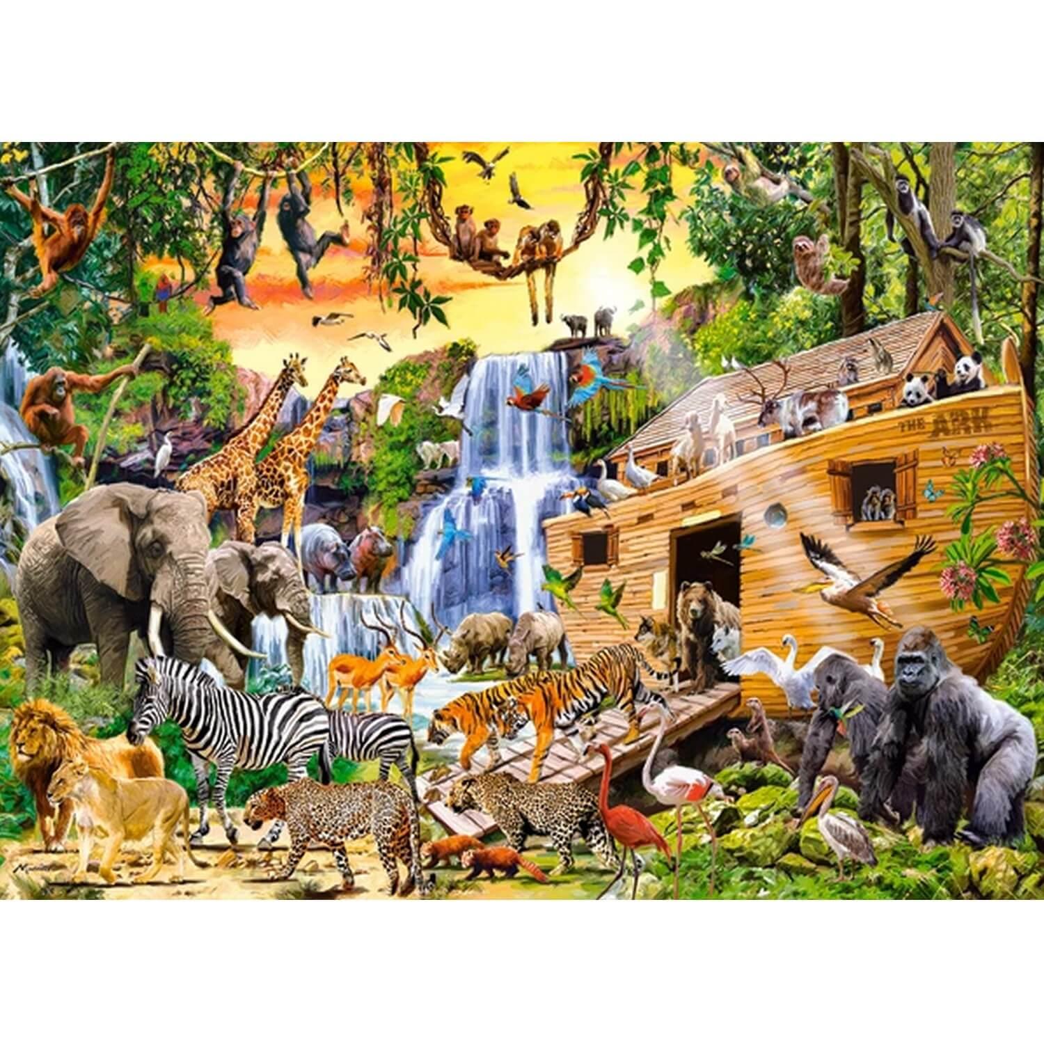 Castorland Puzzle Animaux Arche 300 Pièces Casse-tête Enfants