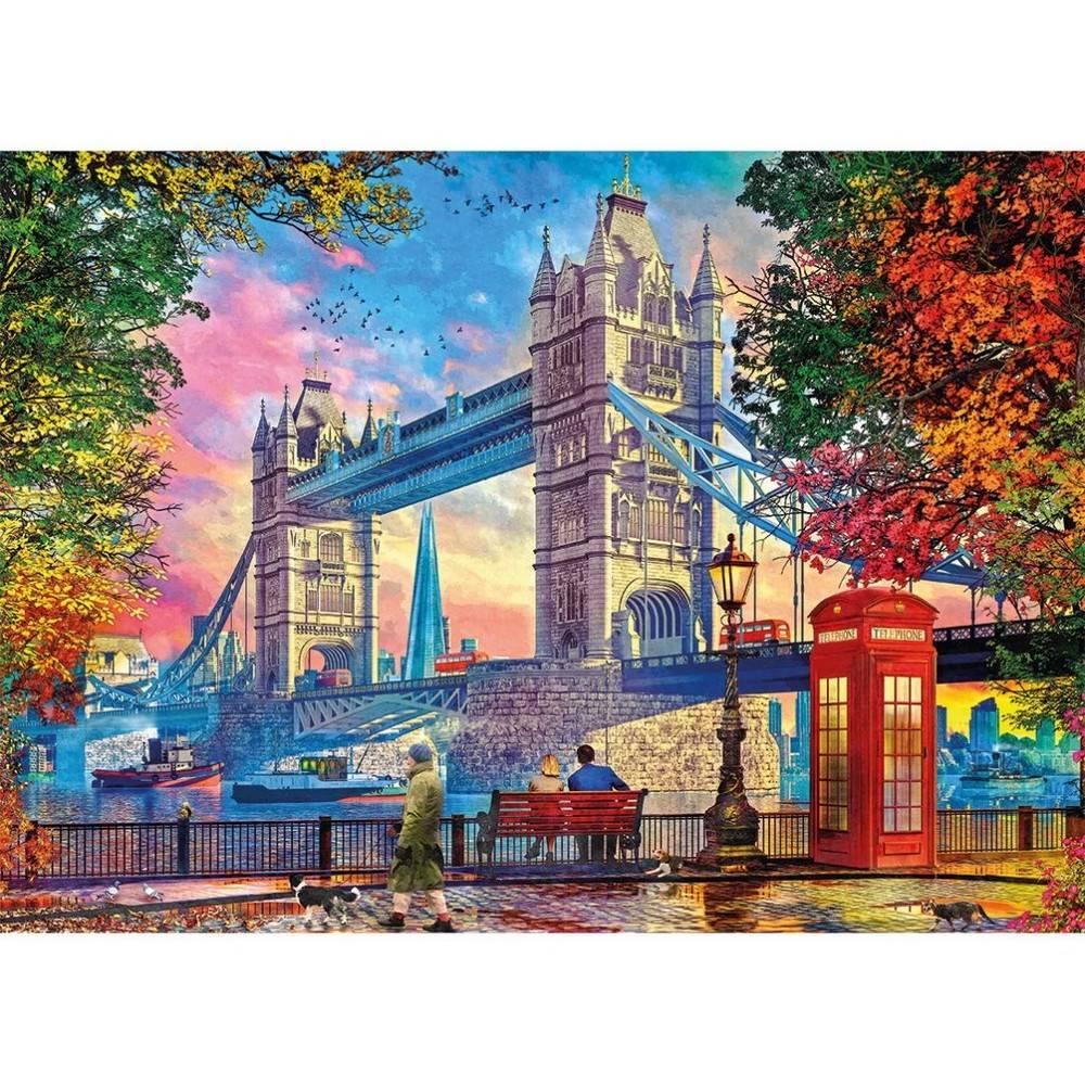 Gibsons Clearing Skies Over Tower Bridge Jeu De Puzzle 1000 Pièce(s)