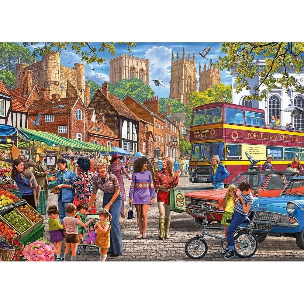 Gibsons York Market Jeu De Puzzle 1000 Pièce(s)