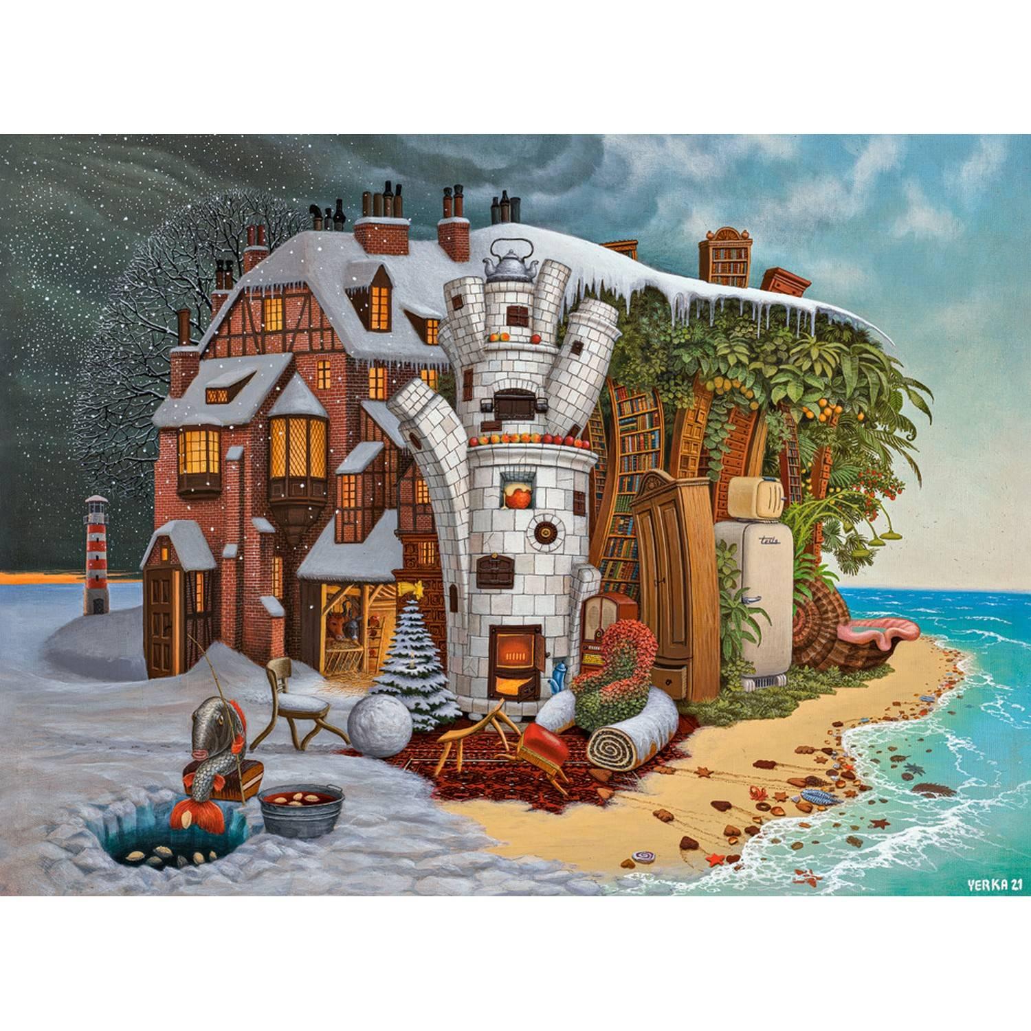 Castorland Puzzle Noël - Art Collection Christmas Eve Madeira 2000 Pièces