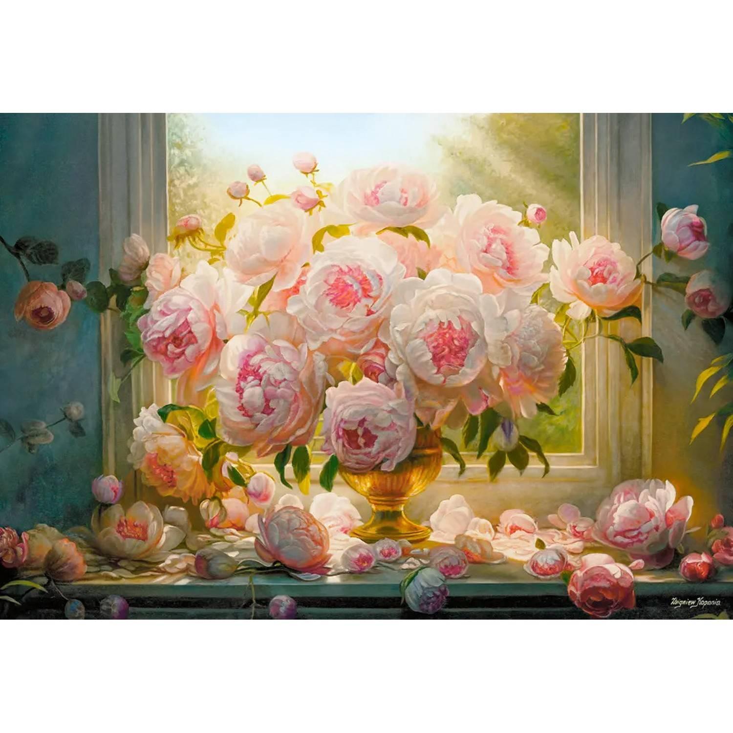 Castorland Puzzle Hot Summer Peonies - 1000 Pièces Fleurs