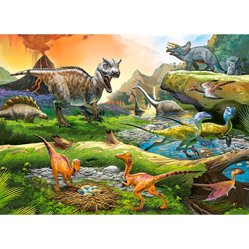 Castorland B-111084 Puzzle Jeu De Puzzle 100 Pièce(s) Dinosaures