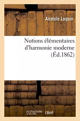 Notions élémentaires d'harmonie moderne