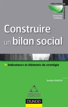Construire un bilan social: Outil de pilotage et de développement stratégique - Amélie Marçay