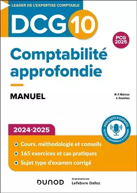 DCG 10 - Comptabilité approfondie - Manuel 2024-2025 - Marie-Pierre Mairesse, Arnaud Desenfans