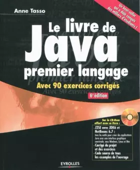 Le livre de Java premier langage (1Cédérom) - Anne Tasso