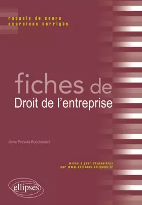 Fiches de droit de l'entreprise