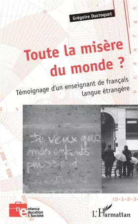 Toute la misère du monde? témoignage d'un enseignant de français langue étrangère