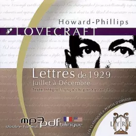 Lettres de 1929 Tome 1: Juillet à Décembre