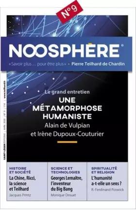 Revue Noosphère n.9: une métamorphose humaniste