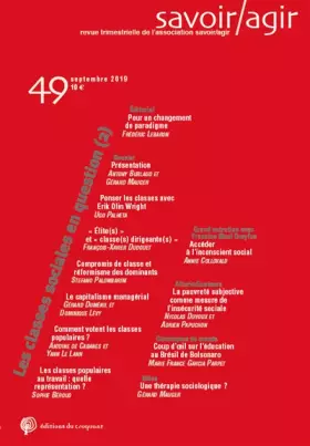 Savoir/agir n.49: les classes sociales en question (2)