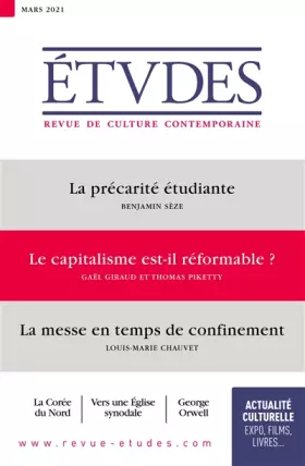 Études n.4280: la précarité étudiante - le capitalisme est-il réformable - la messe en temps de confinement