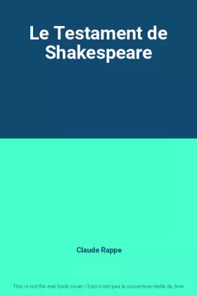 Le Testament de Shakespeare