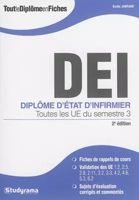 DEI - toutes les UE du semestre 3 (2e édition)