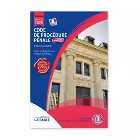 Code de procédure pénale annoté, janvier 2026