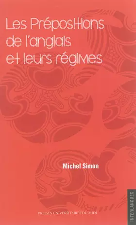 Prepositions de l'anglais et leurs regimes
