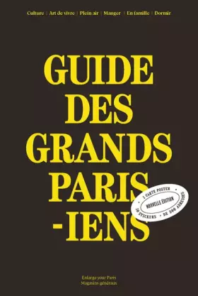 Guide des grands parisiens 2021-2023 - Enlarge your Paris, Laurie Gobled, Vincent Migrenne