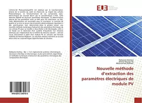 Nouvelle methode d'extraction des parametres electriques de module pv