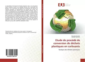 Etude de procede de conversion de dechets plastiques en carbuants: Pyrolyse des dechets plastiques
