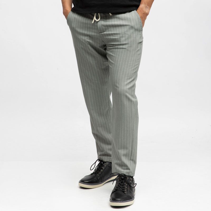 Pantalon carotte à rayures Homme IMPERIAL