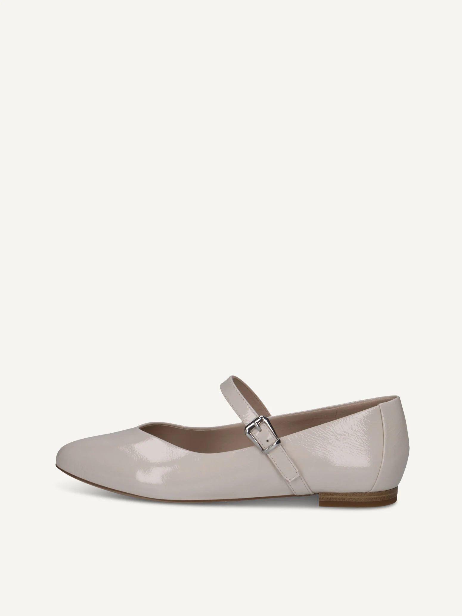 CAPRICE Ballerine, blanc, en Cuir avec Talon bloc, P.41