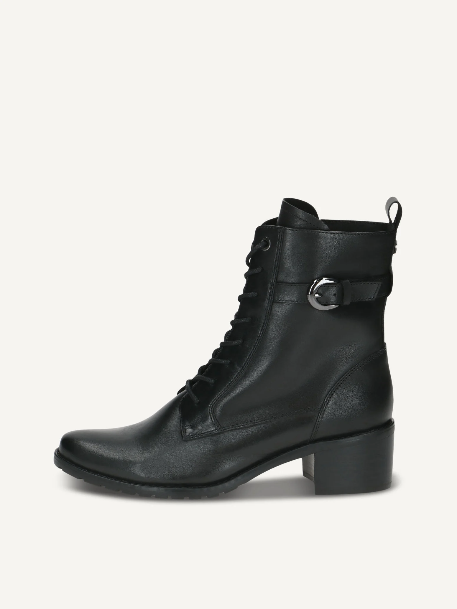 CAPRICE Bottine, noir, en Cuir avec Talon bloc, P.40