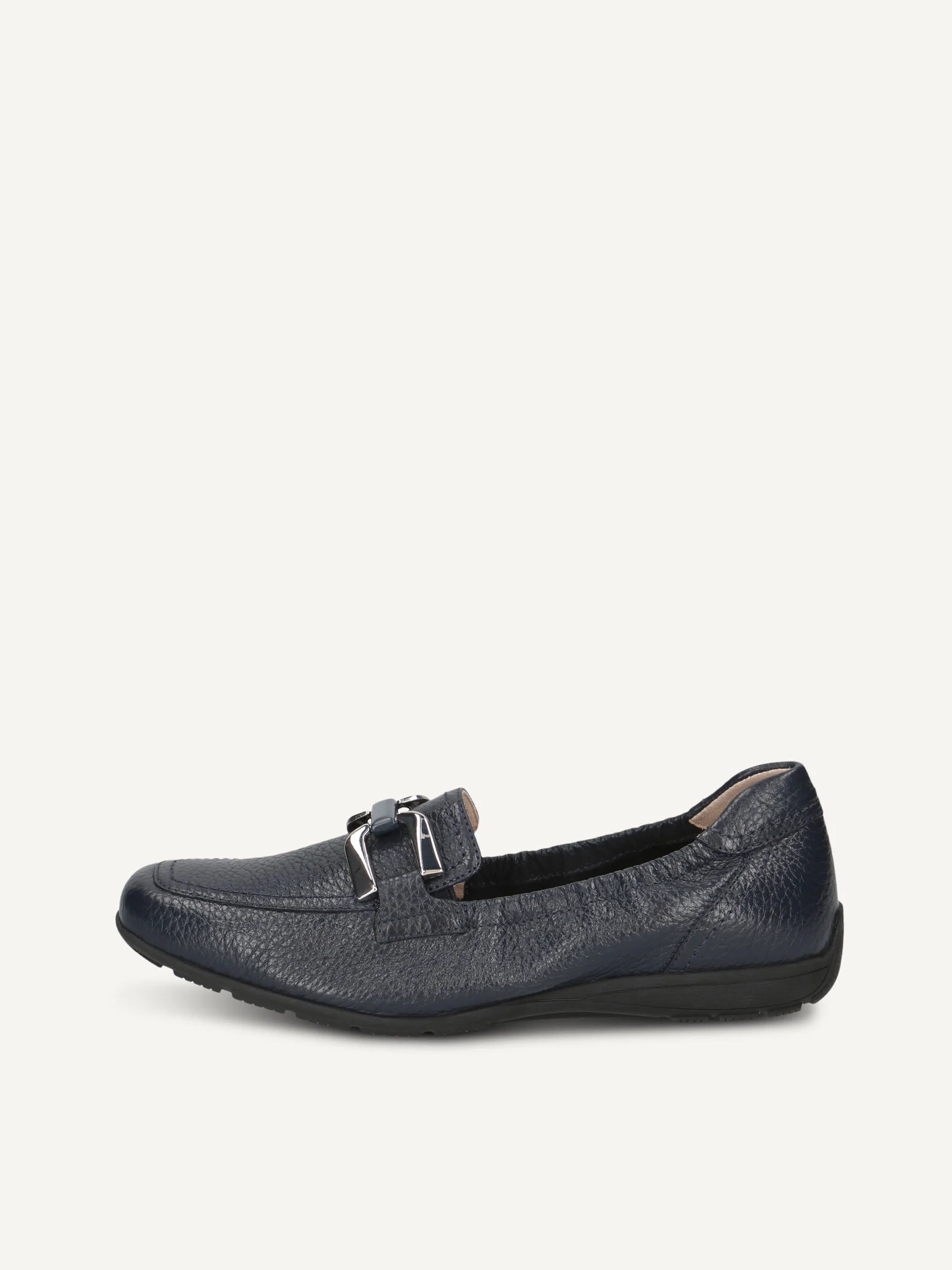 CAPRICE Mocassin, bleu, en Cuir sans talon, P.36