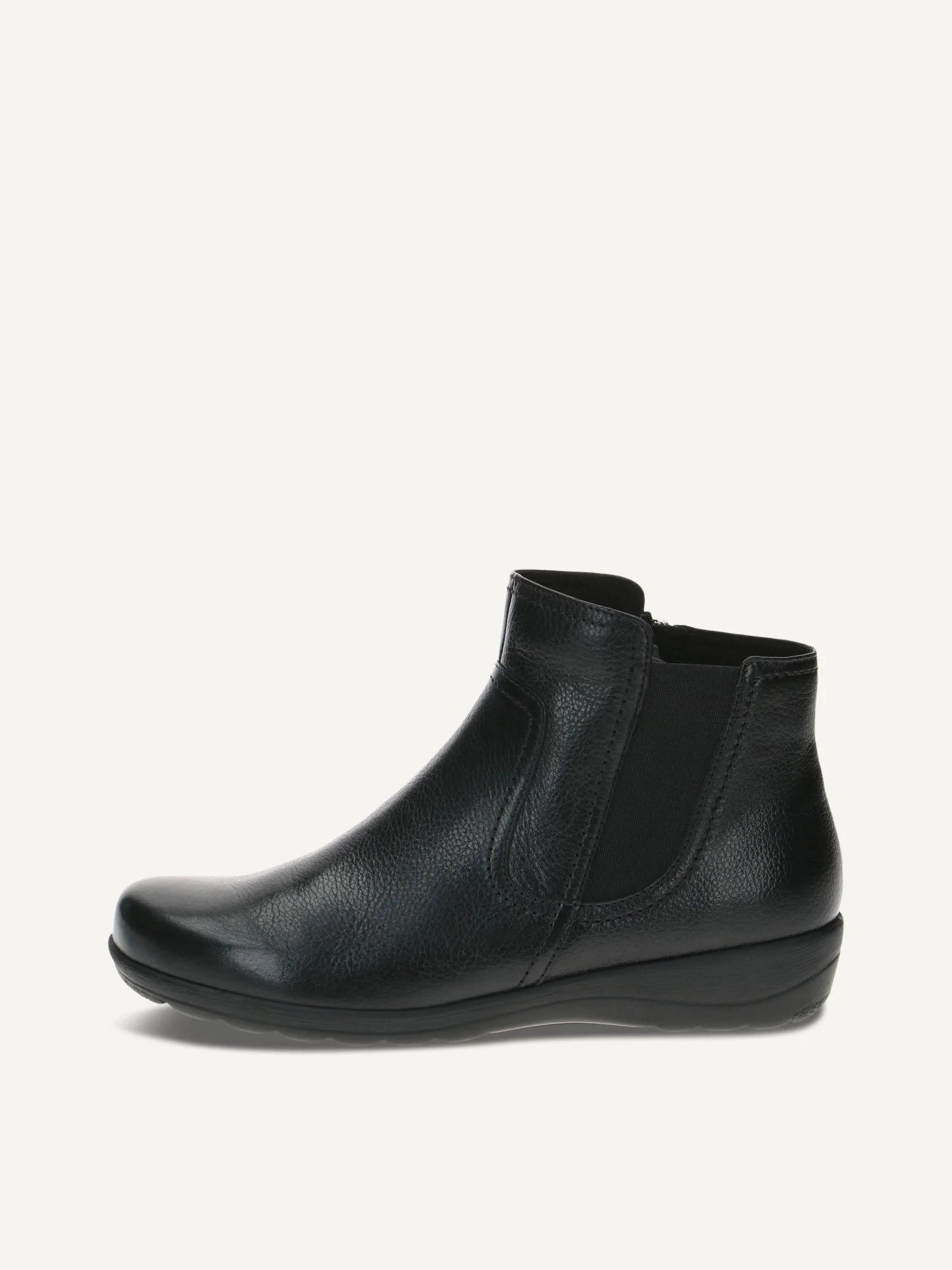 CAPRICE Bottine, noir, en Cuir avec plateau talons, P.36