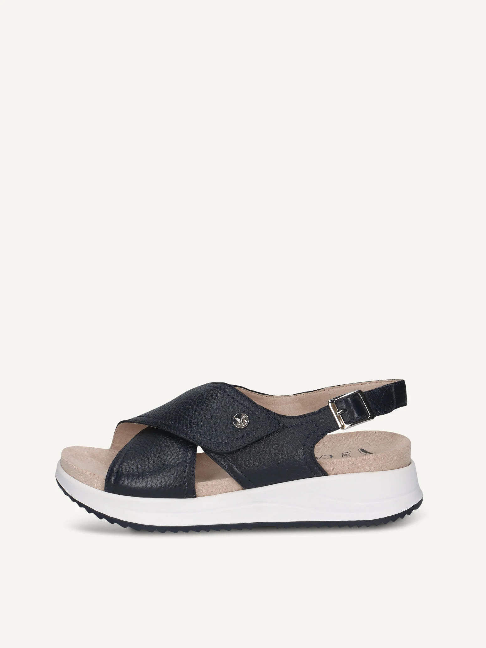 CAPRICE Sandale, bleu, en Cuir sans talon, P.37