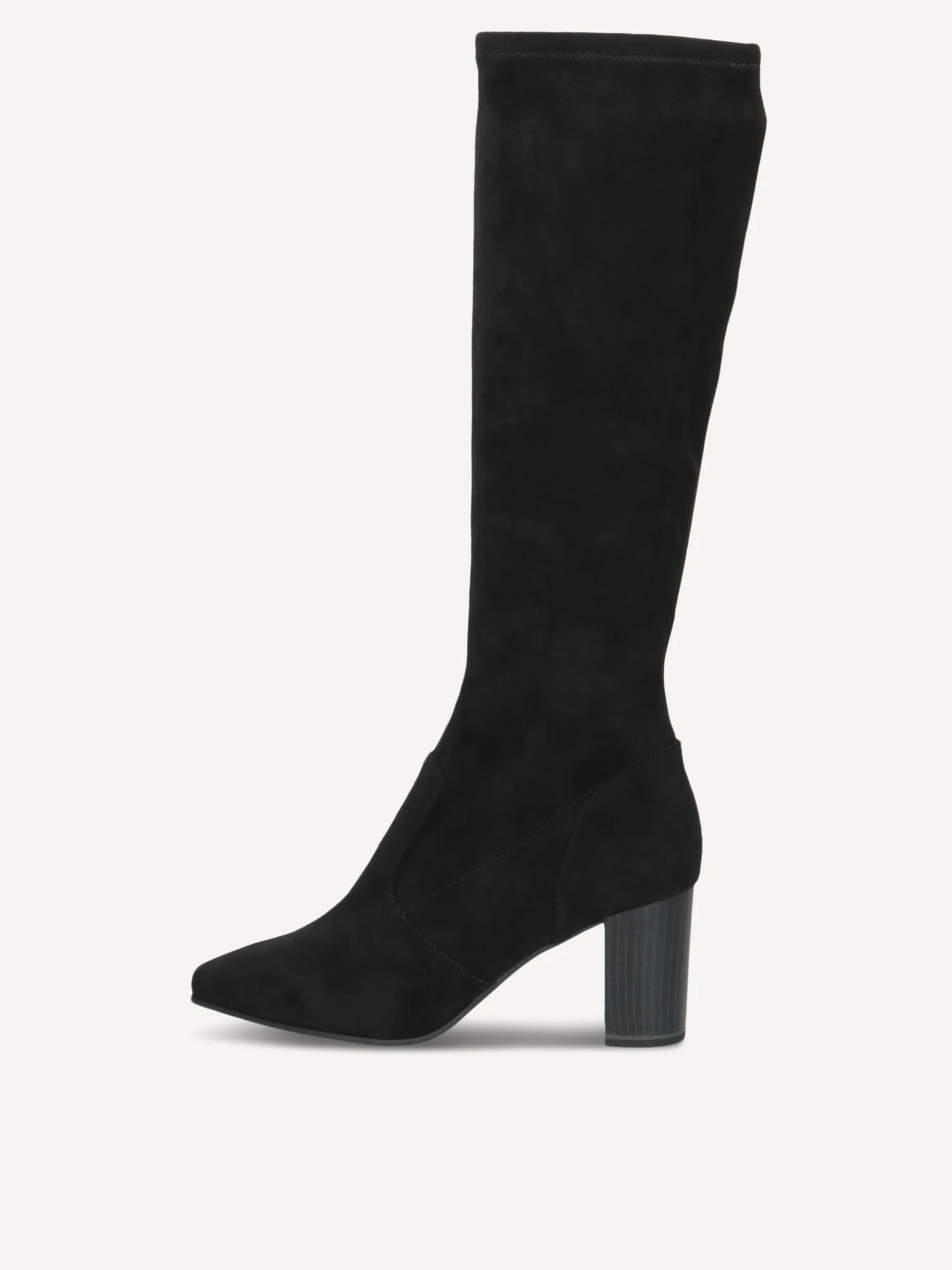 CAPRICE Bottes, noir, en Textile avec Talon bloc, P.36