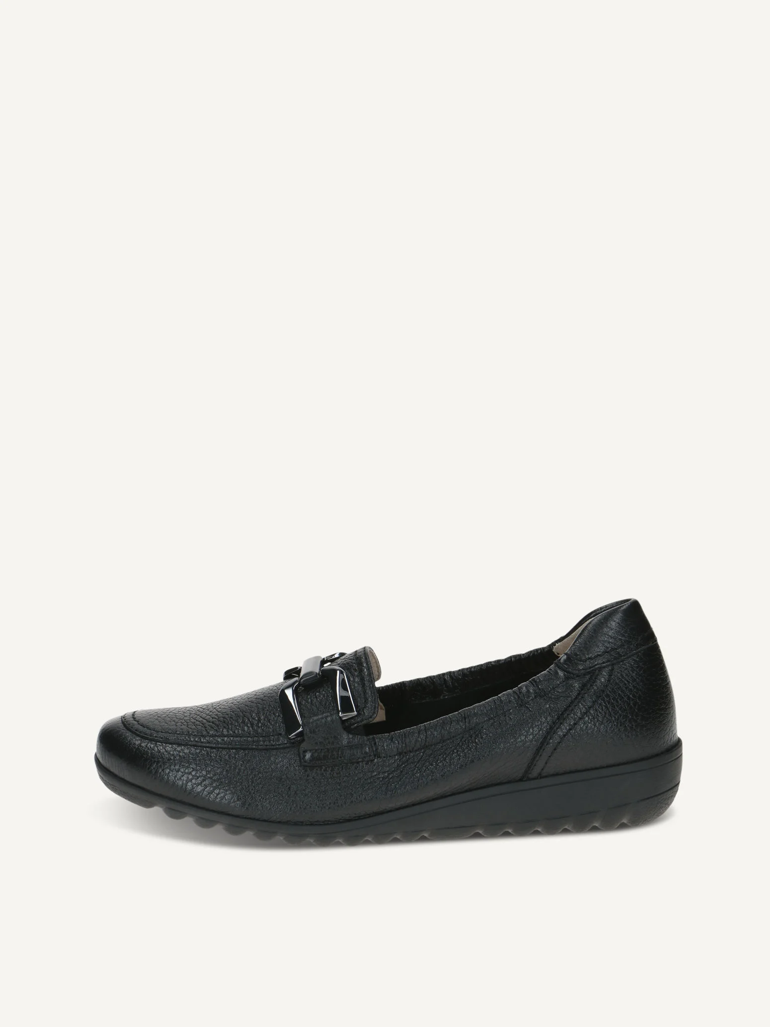 CAPRICE Mocassin, noir, en Cuir sans talon, P.38