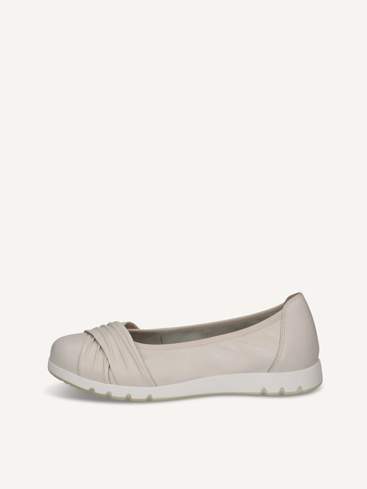 CAPRICE Ballerine, blanc, en Cuir, P.38