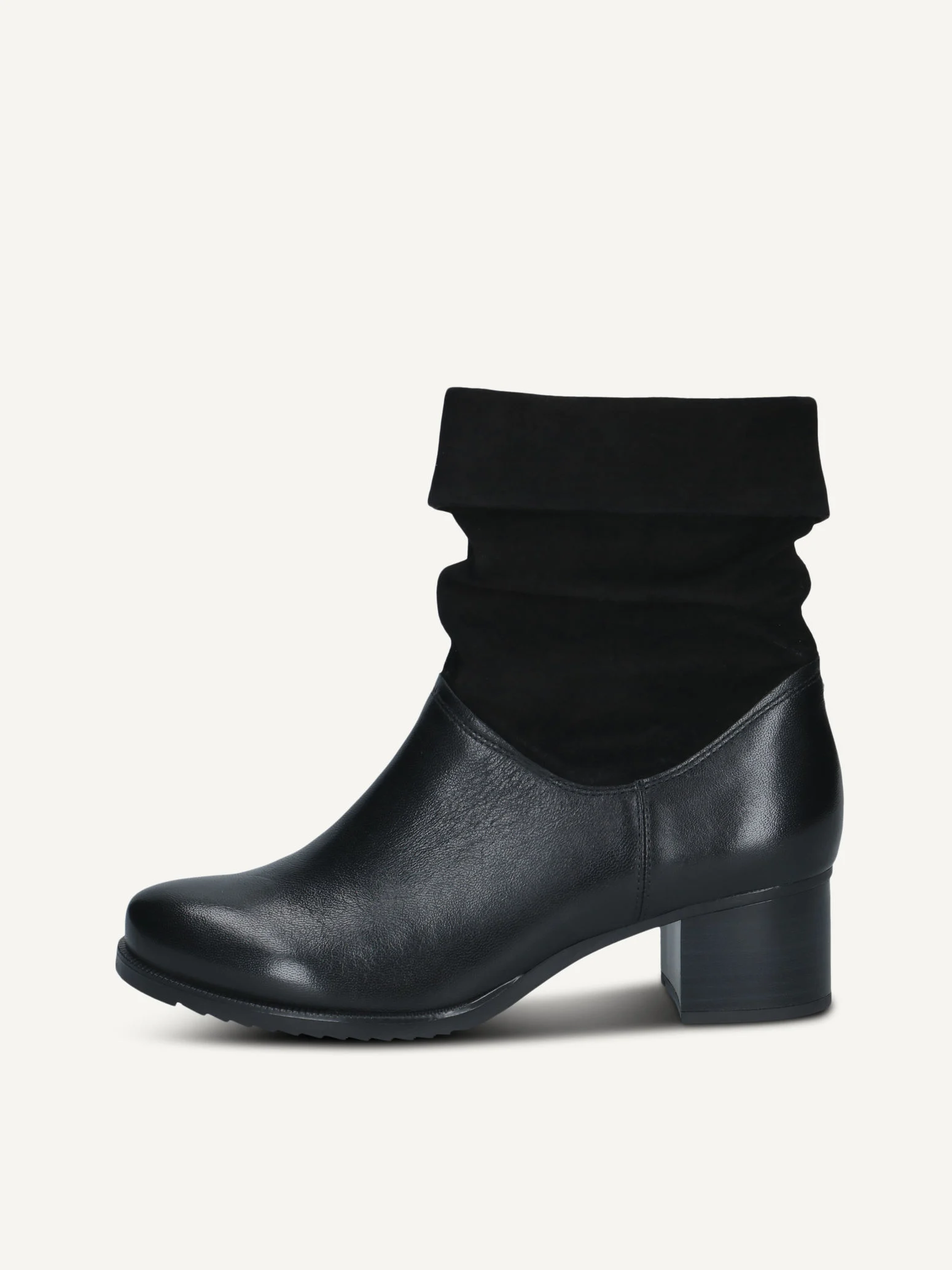 CAPRICE Bottine, noir, en Cuir avec Talon bloc, P.42
