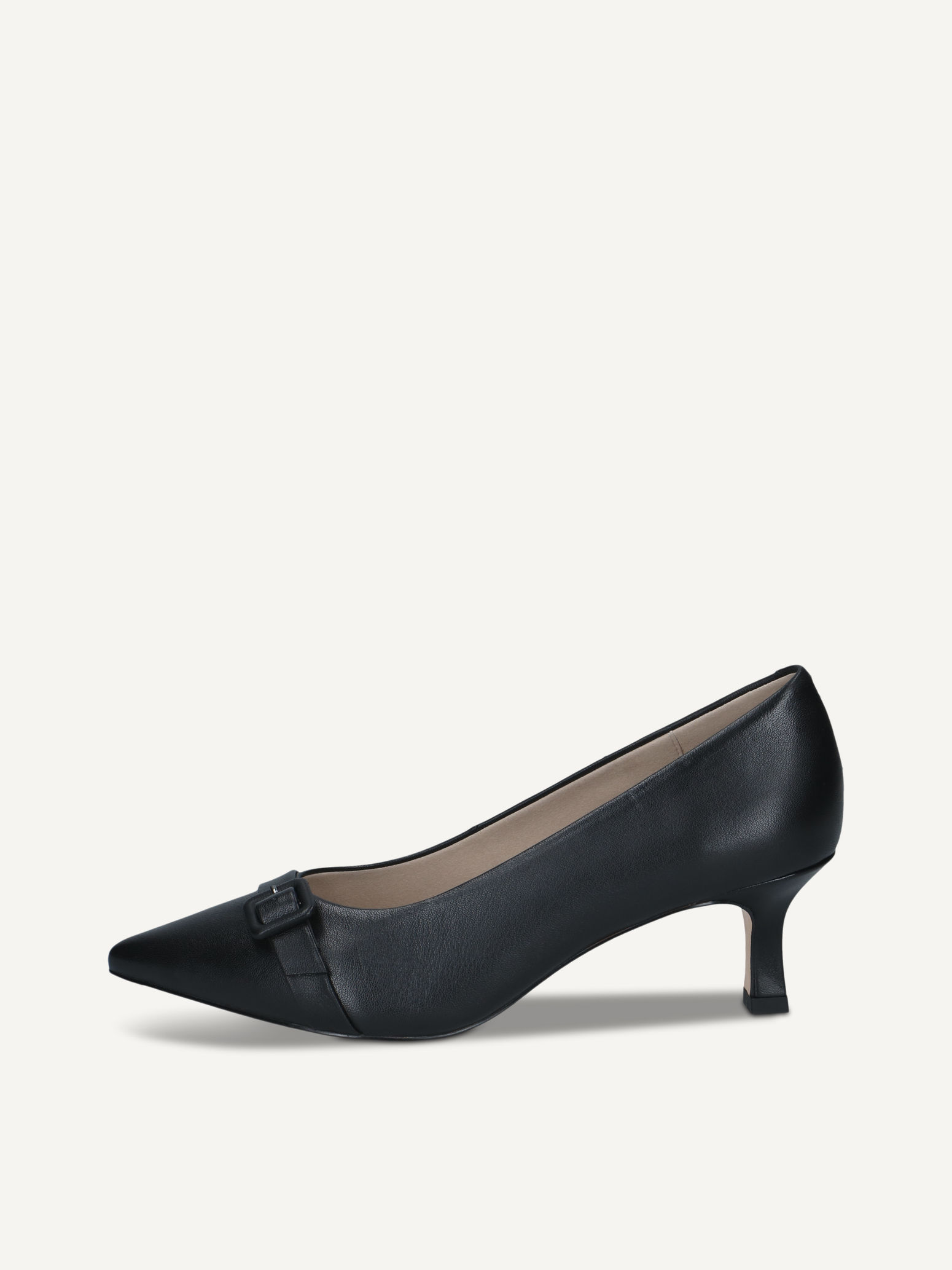 CAPRICE Escarpin, noir, en Cuir avec Queenie, P.37