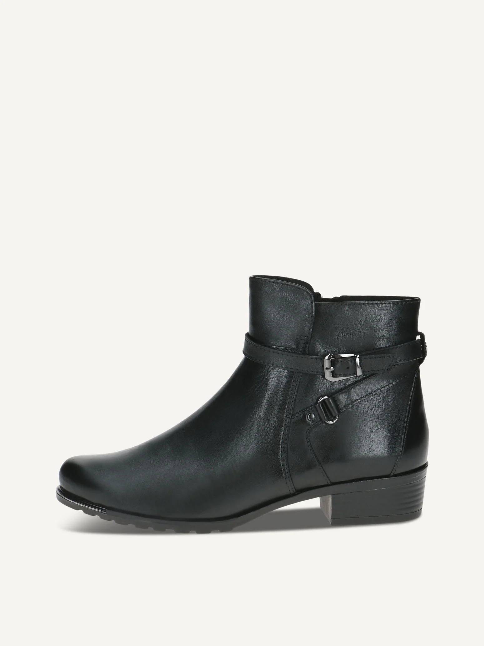 CAPRICE Bottine, noir, en Cuir avec Talon bloc, P.36