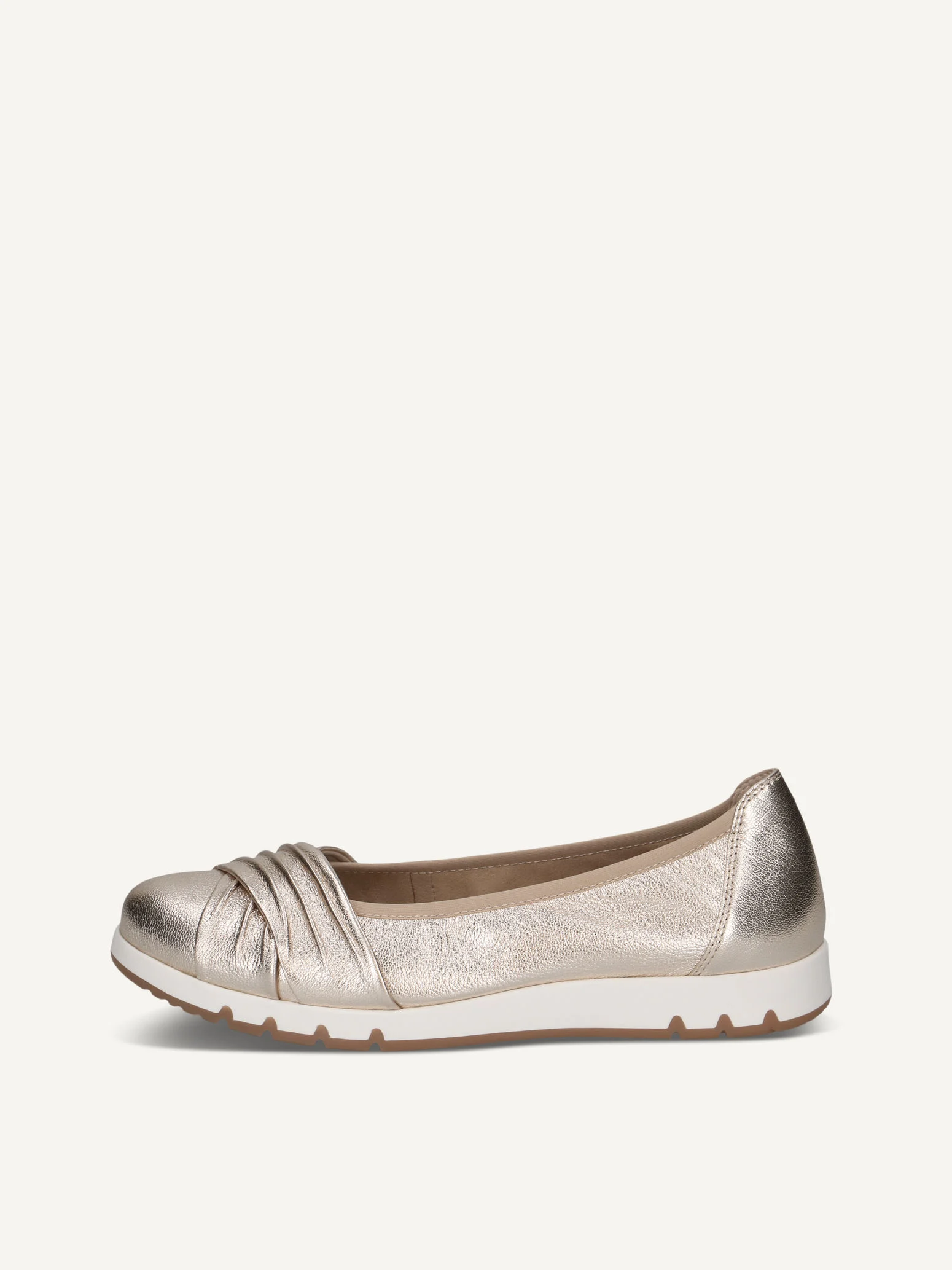 CAPRICE Ballerine, métallique, en Cuir, P.41